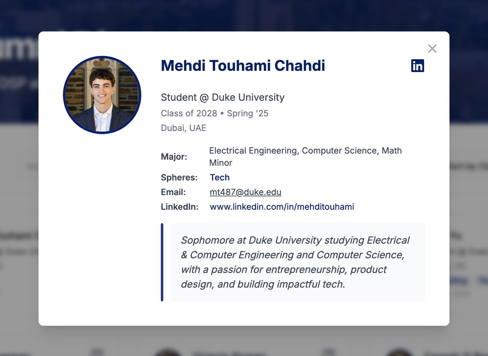 View Fellow Alumni Profiles